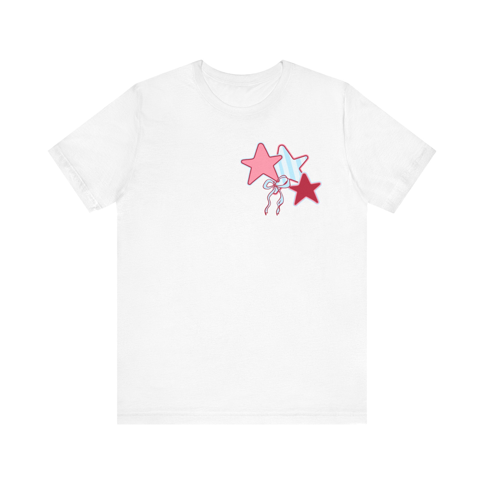 She Loves Jesus & America Too T-Shirt — Patriotic Faith Graphic Tee