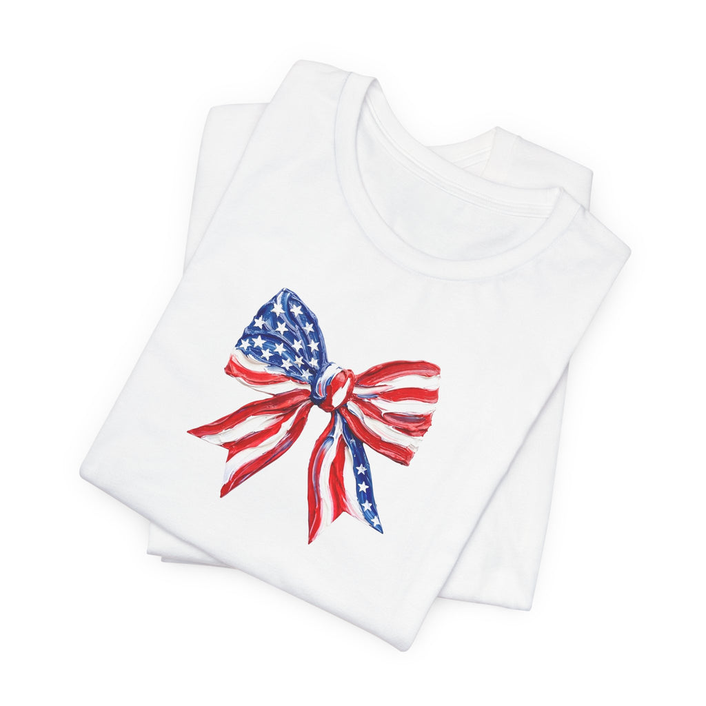 She Loves Jesus & America Too Tee — Patriotic Christian Graphic T-Shirt
