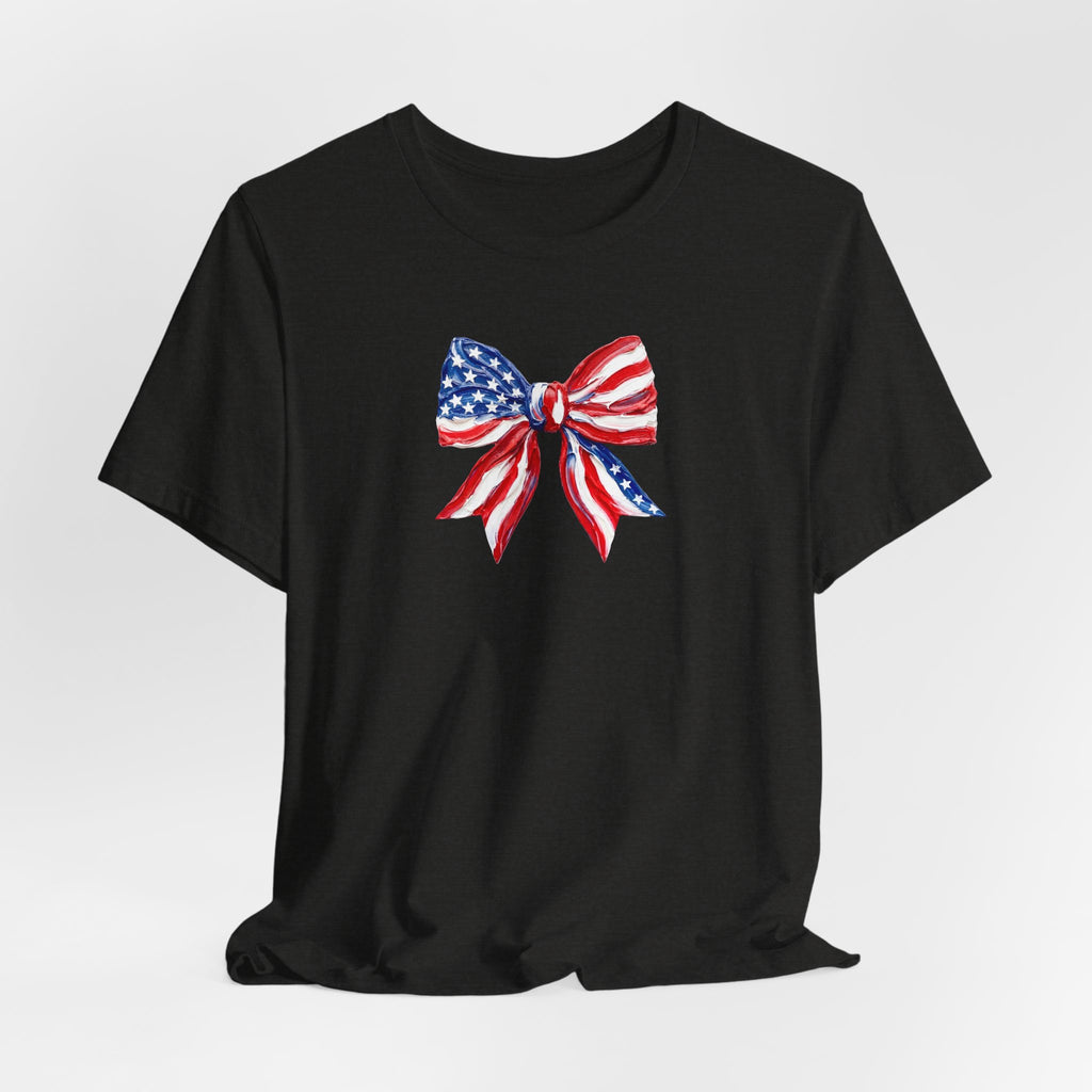 She Loves Jesus & America Too Tee — Patriotic Christian Graphic T-Shirt