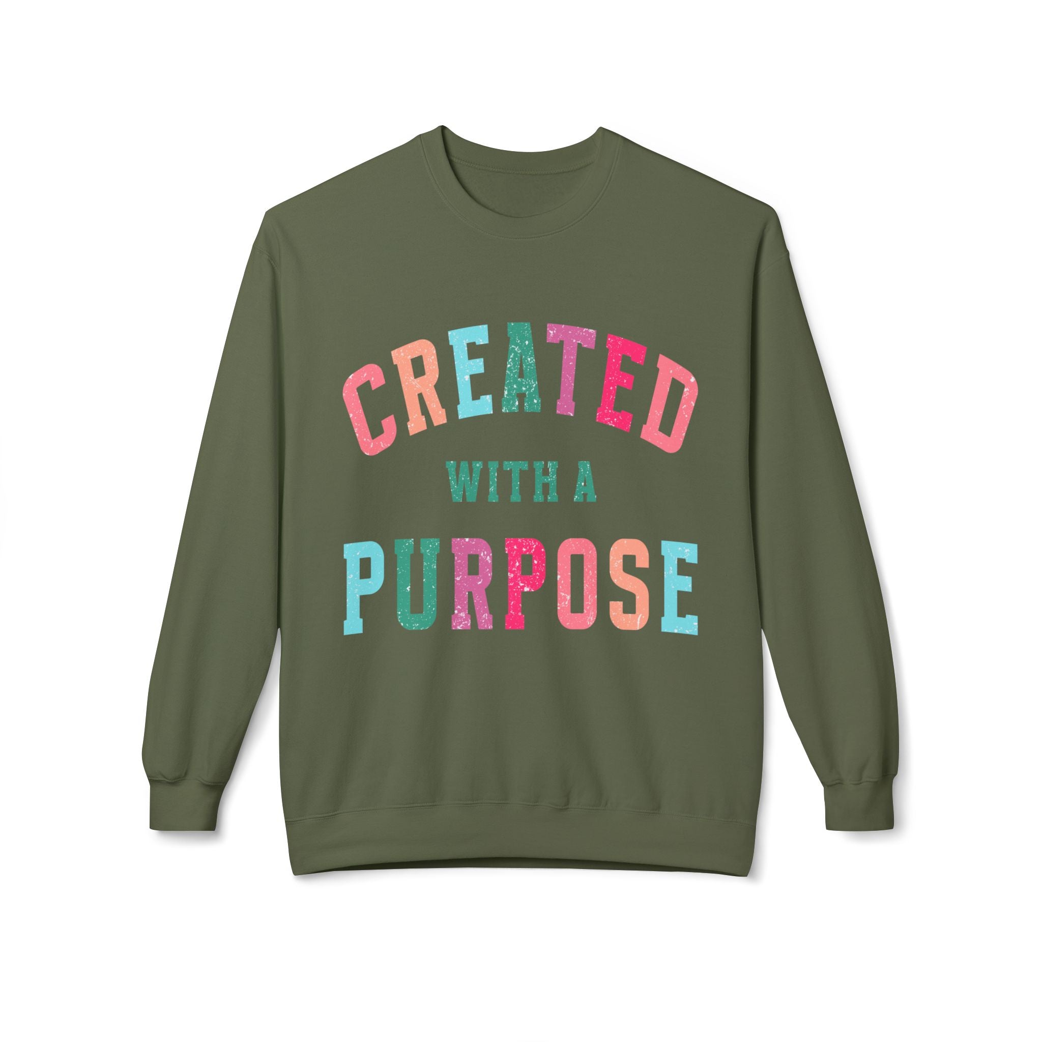Created With A Purpose Crewneck Sweatshirt