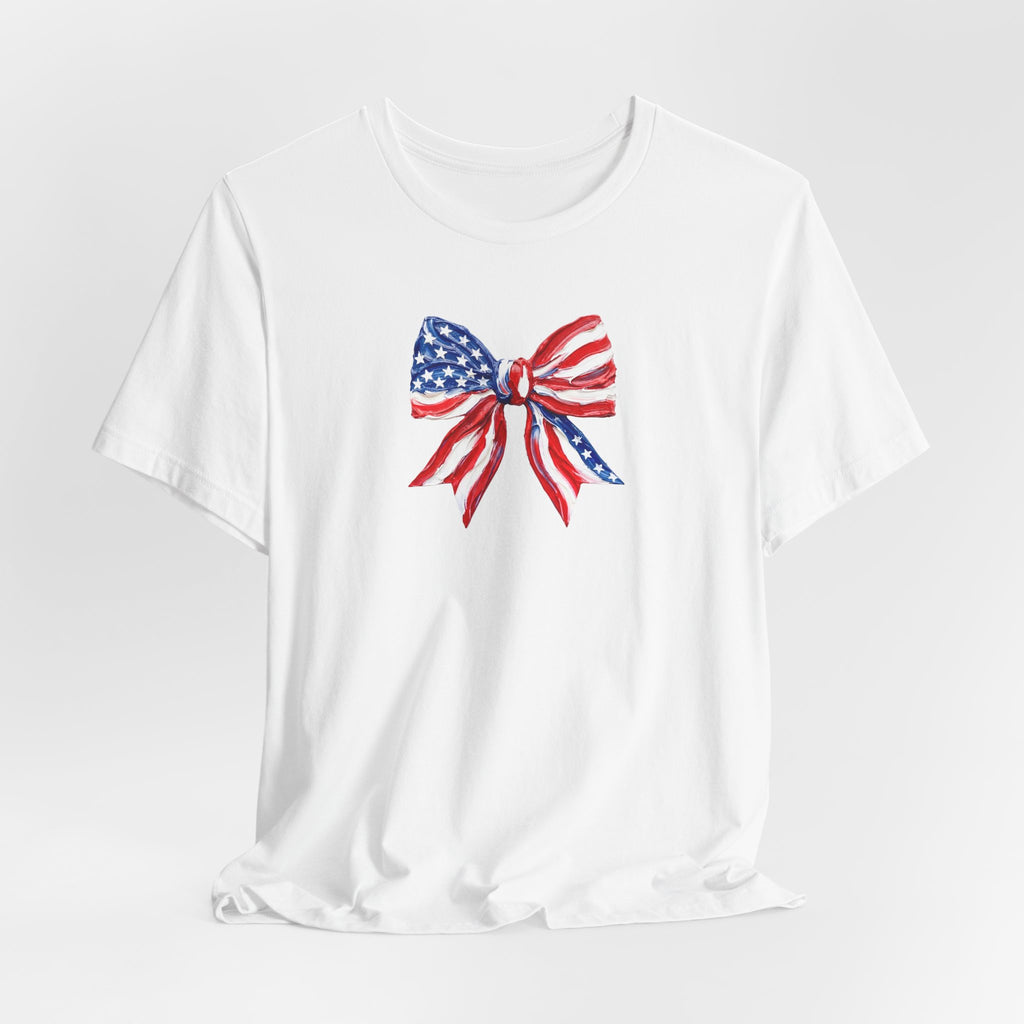 She Loves Jesus & America Too Tee — Patriotic Christian Graphic T-Shirt