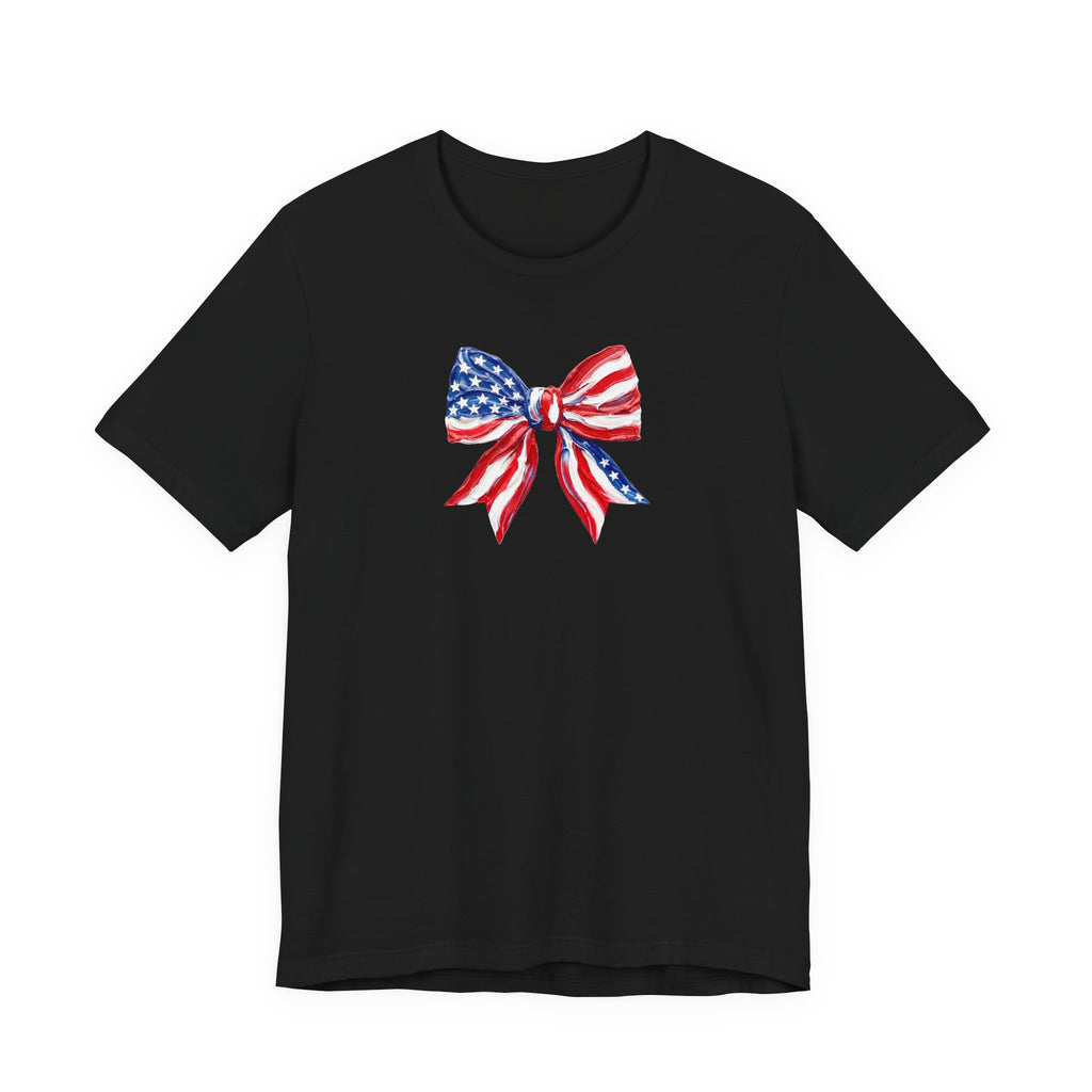 She Loves Jesus & America Too Tee — Patriotic Christian Graphic T-Shirt