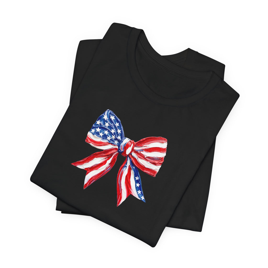 She Loves Jesus & America Too Tee — Patriotic Christian Graphic T-Shirt