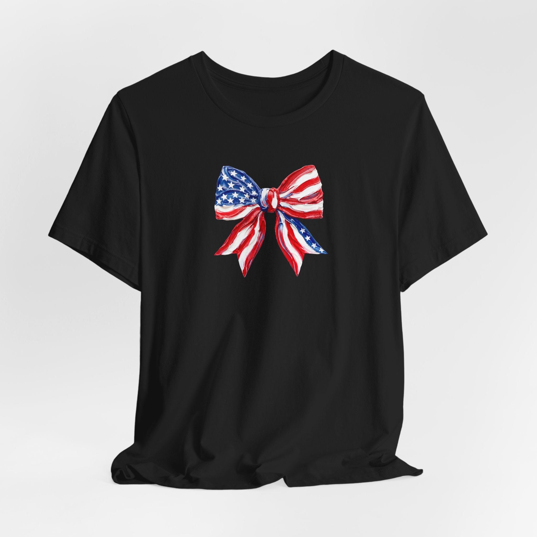 She Loves Jesus & America Too Tee — Patriotic Christian Graphic T-Shirt
