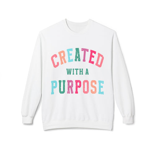 Created With A Purpose Crewneck Sweatshirt