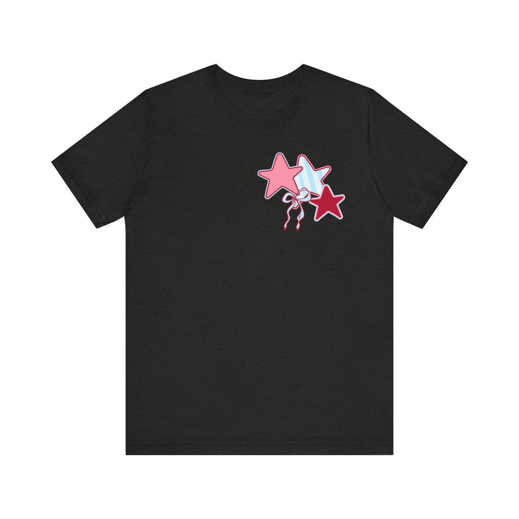She Loves Jesus & America Too T-Shirt — Patriotic Faith Graphic Tee